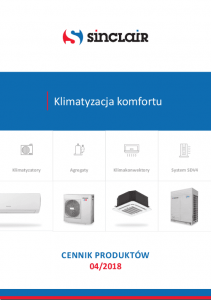 Cennik Sinclair 2018
